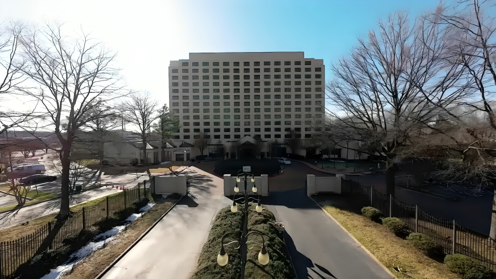 Memphis hotel military and veteran discount - Exterior view of Memphis Vitality Hotel