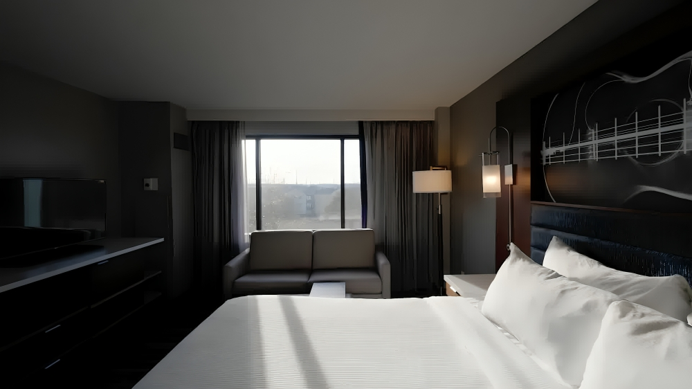 Memphis hotel with queen beds - View of a room at the Memphis Vitality Hotel